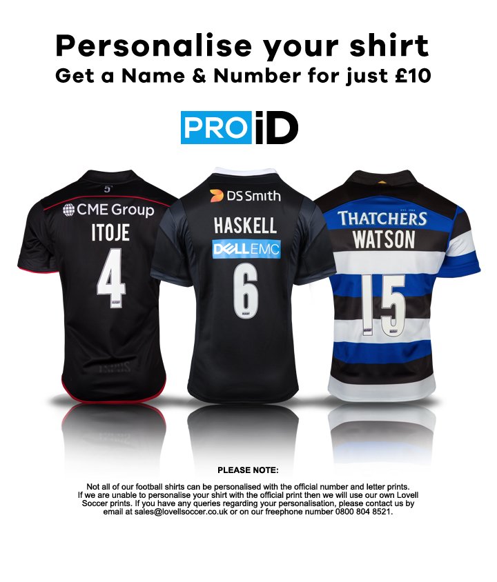 personalised blues jersey