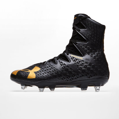 under armour rugby boots black