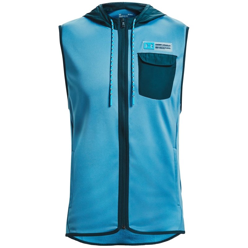 Under Armour After Storm Hooded Vest Mens Blue, £20.00