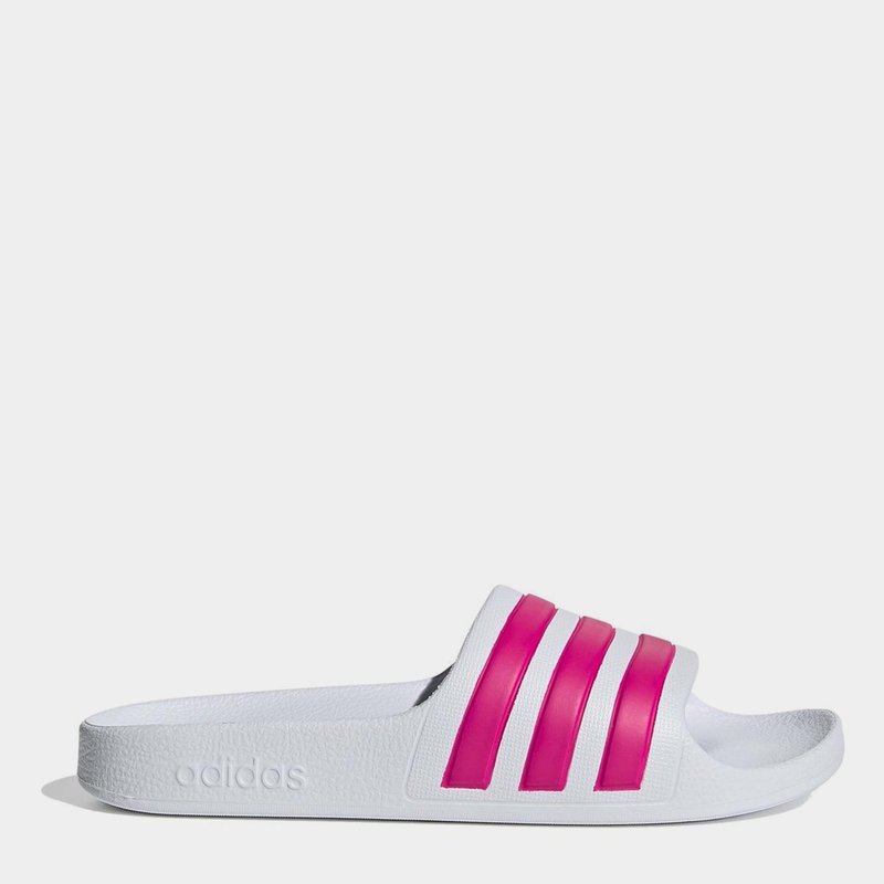 Pink on sale sliders adidas