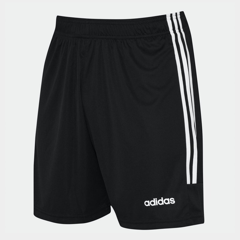 Adidas black and white shorts online