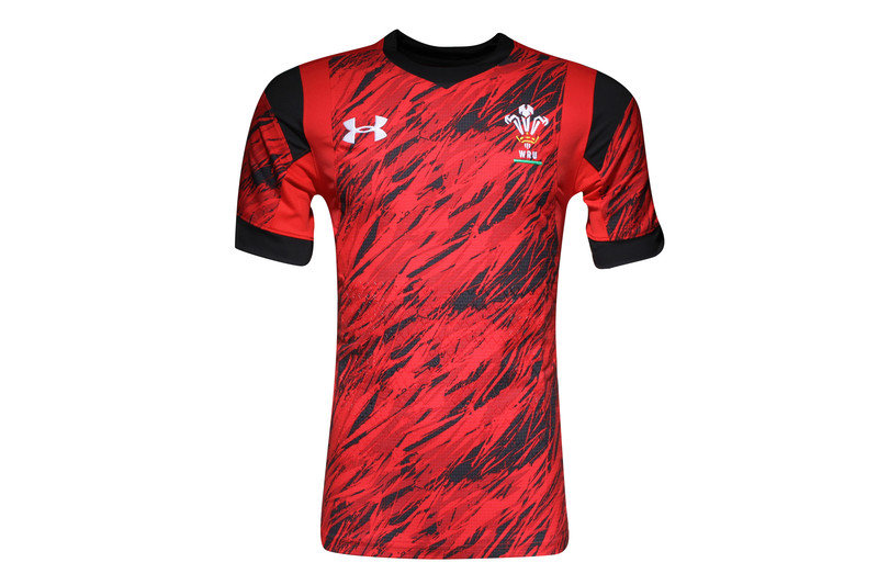 wales under armour rugby shirt