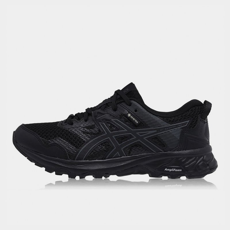 Black asics outlet running shoes