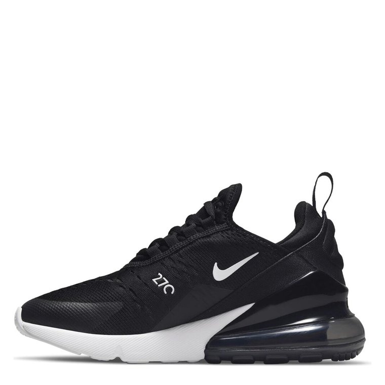 Nike Air Max 270 React Junior Trainers Black/White, £85.00