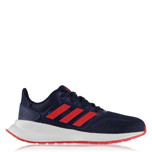 boys red adidas trainers