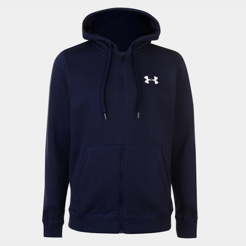 under armour rival fitted full zip hoody mens