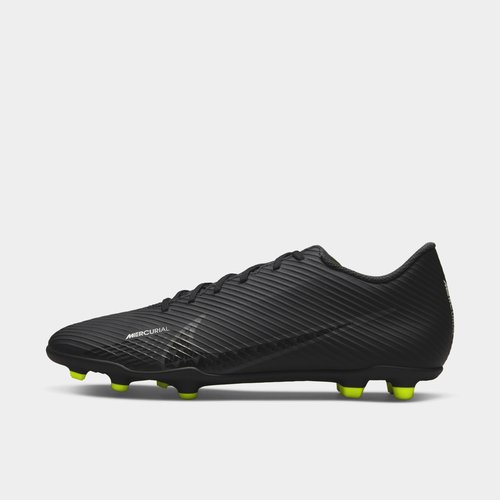 Nike Mercurial Vapor Club FG Football Boots Blk/Grey/White, £