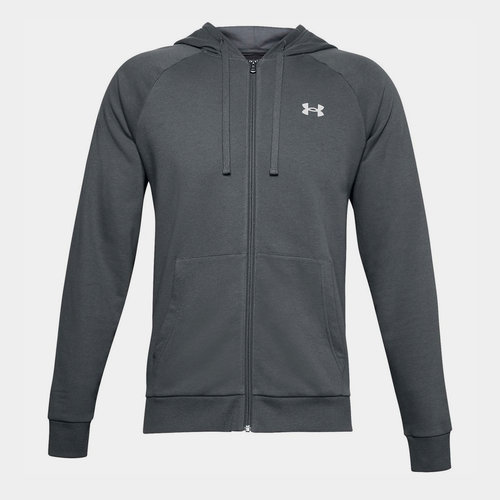 under armour rival fitted full zip hoody mens