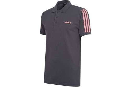 adidas 3 stripes logo polo shirt mens