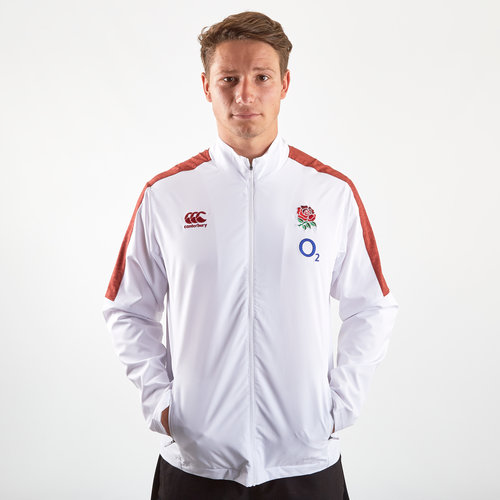 england rugby white and gold anthem jacket