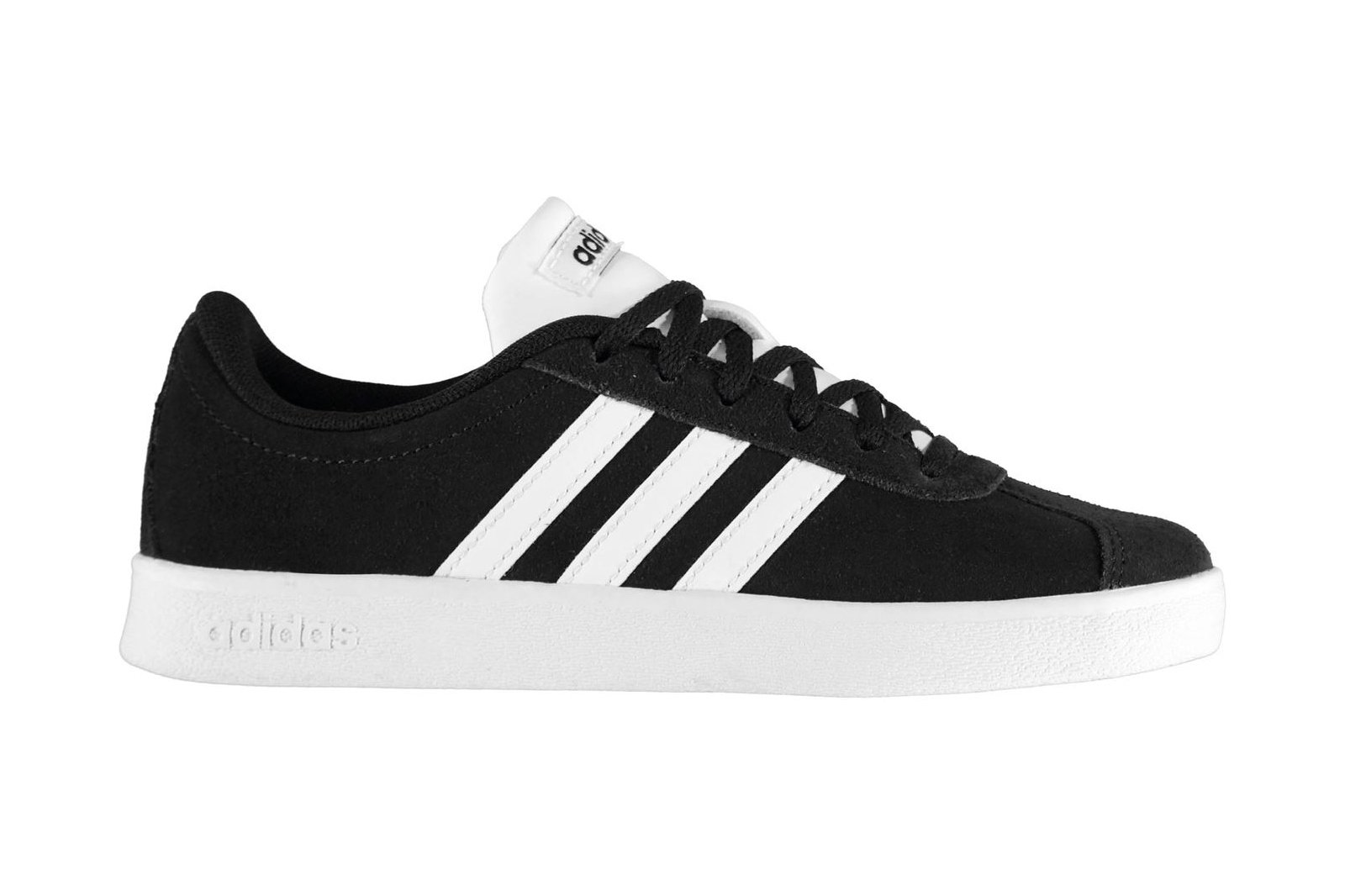 adidas vl court suede junior trainers