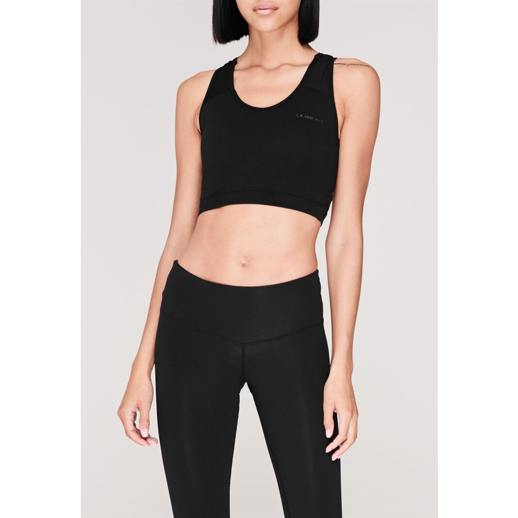 la gear cropped sports bra ladies