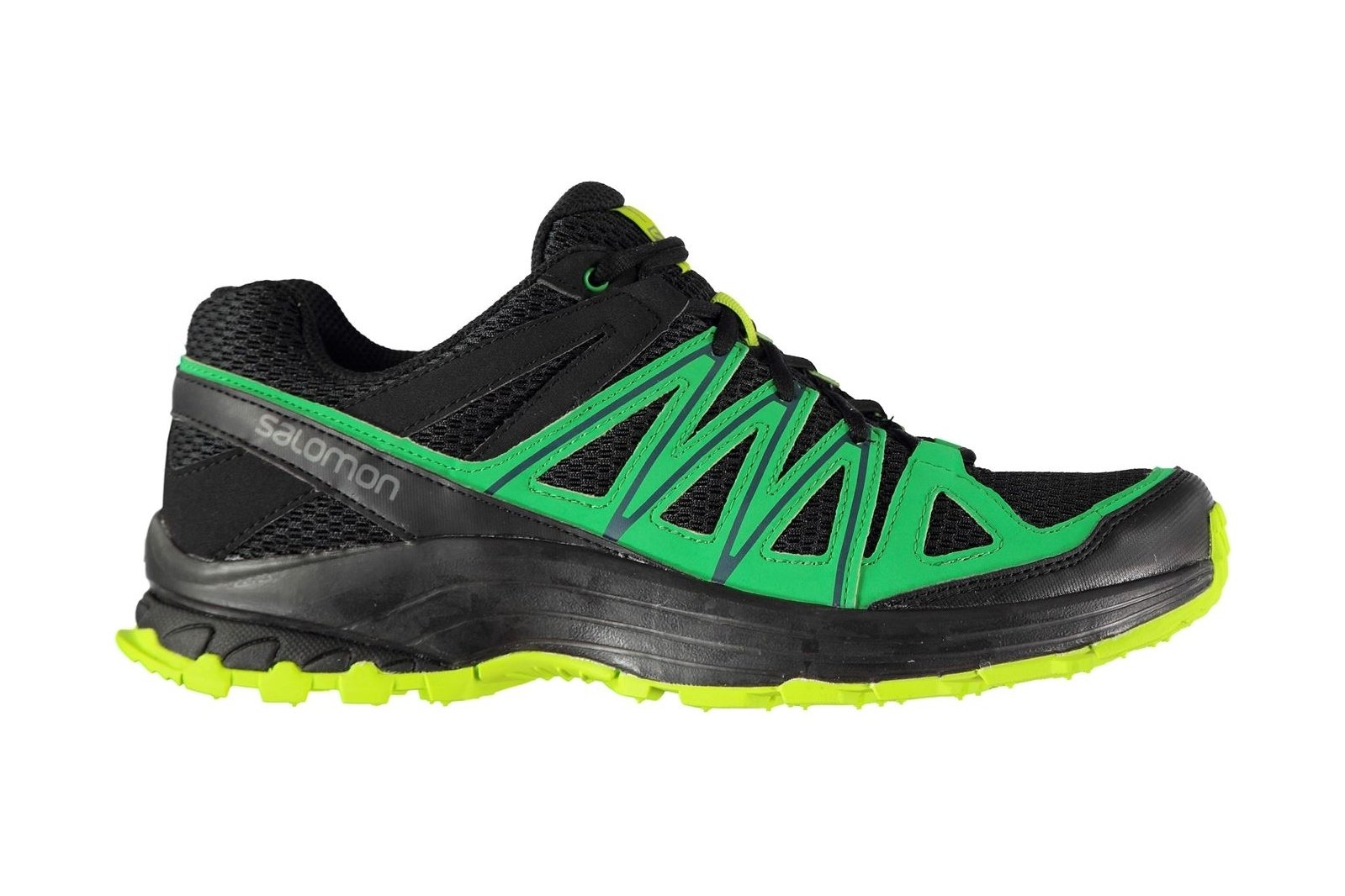 salomon green shoes