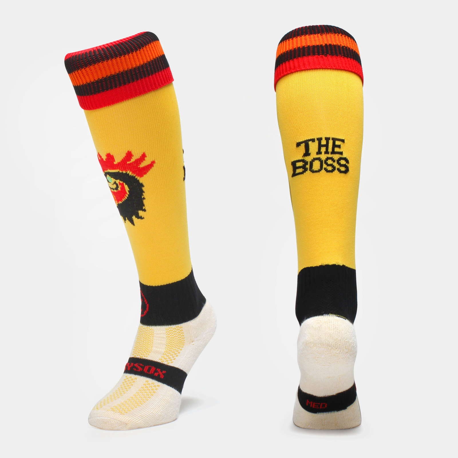 Wackysox Mens The Boss Rugby Socks Sports Training ...