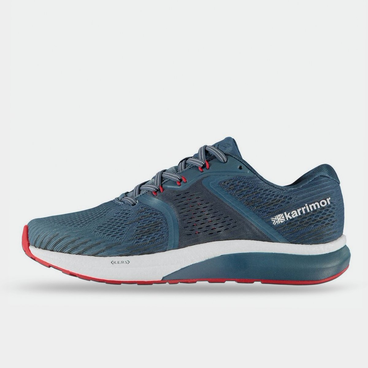 Running Shoes Blue Red Trainers Sports 