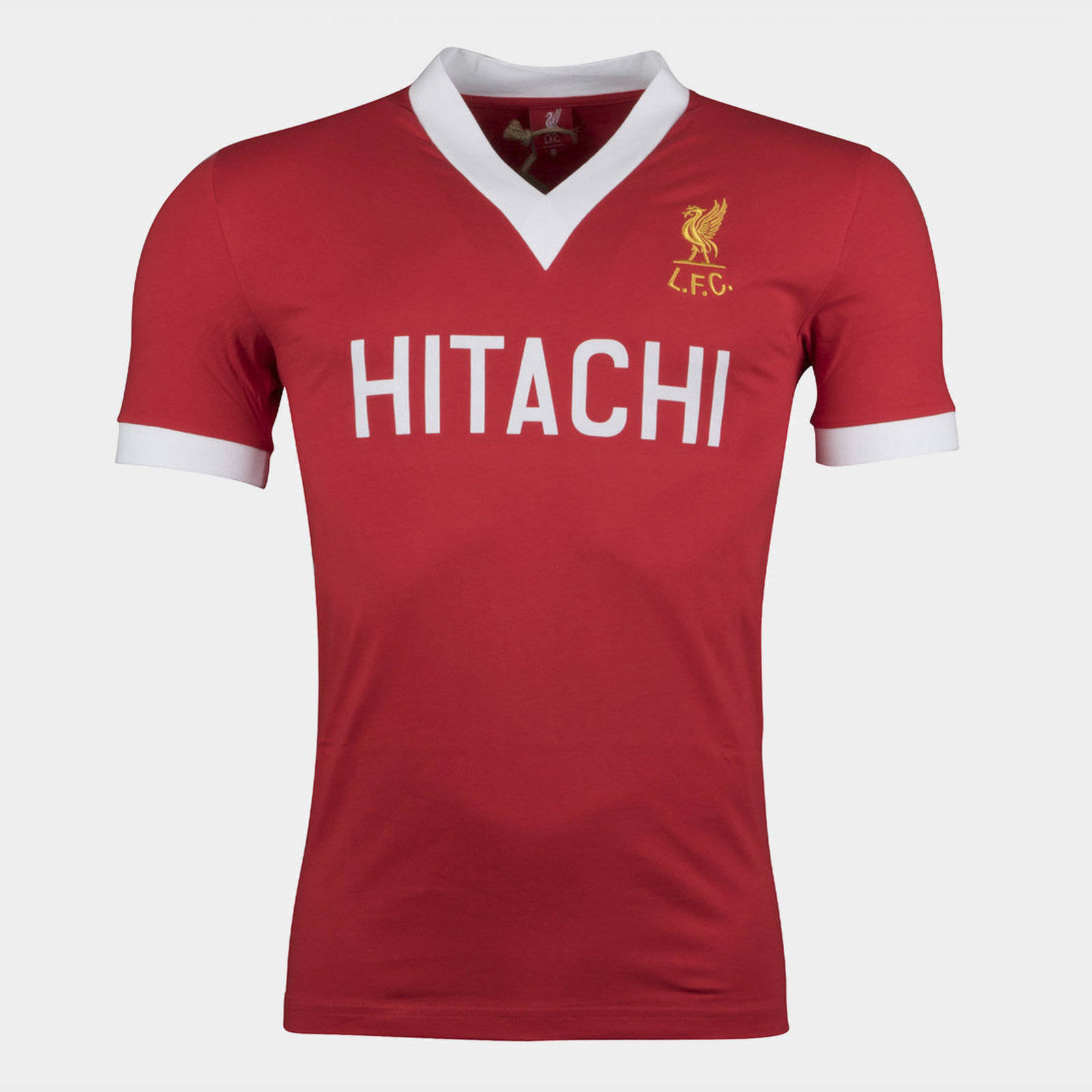 liverpool fc 1978 hitachi retro shirt