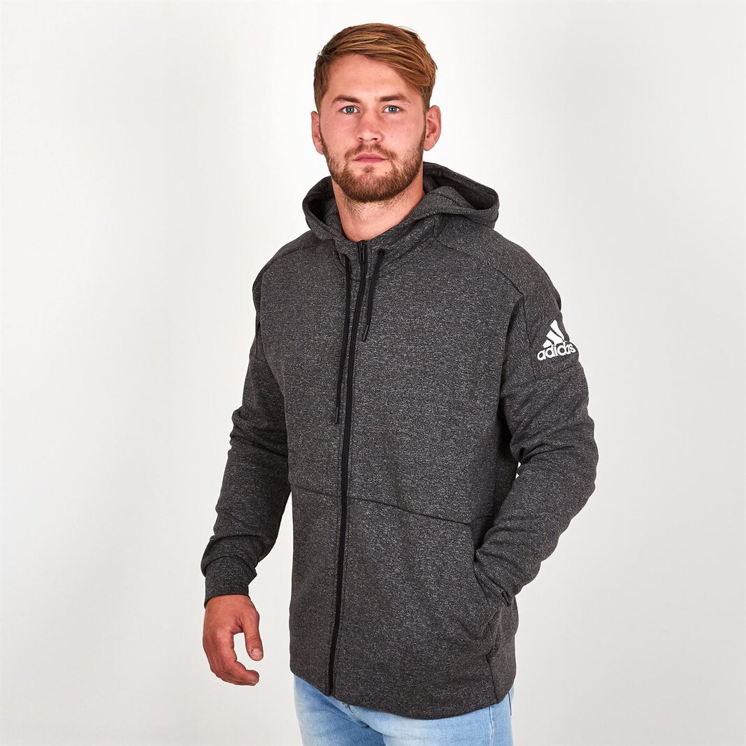 adidas men's id stadium full zip hoodie