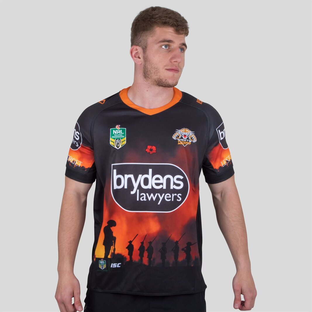 west tigers anzac jersey