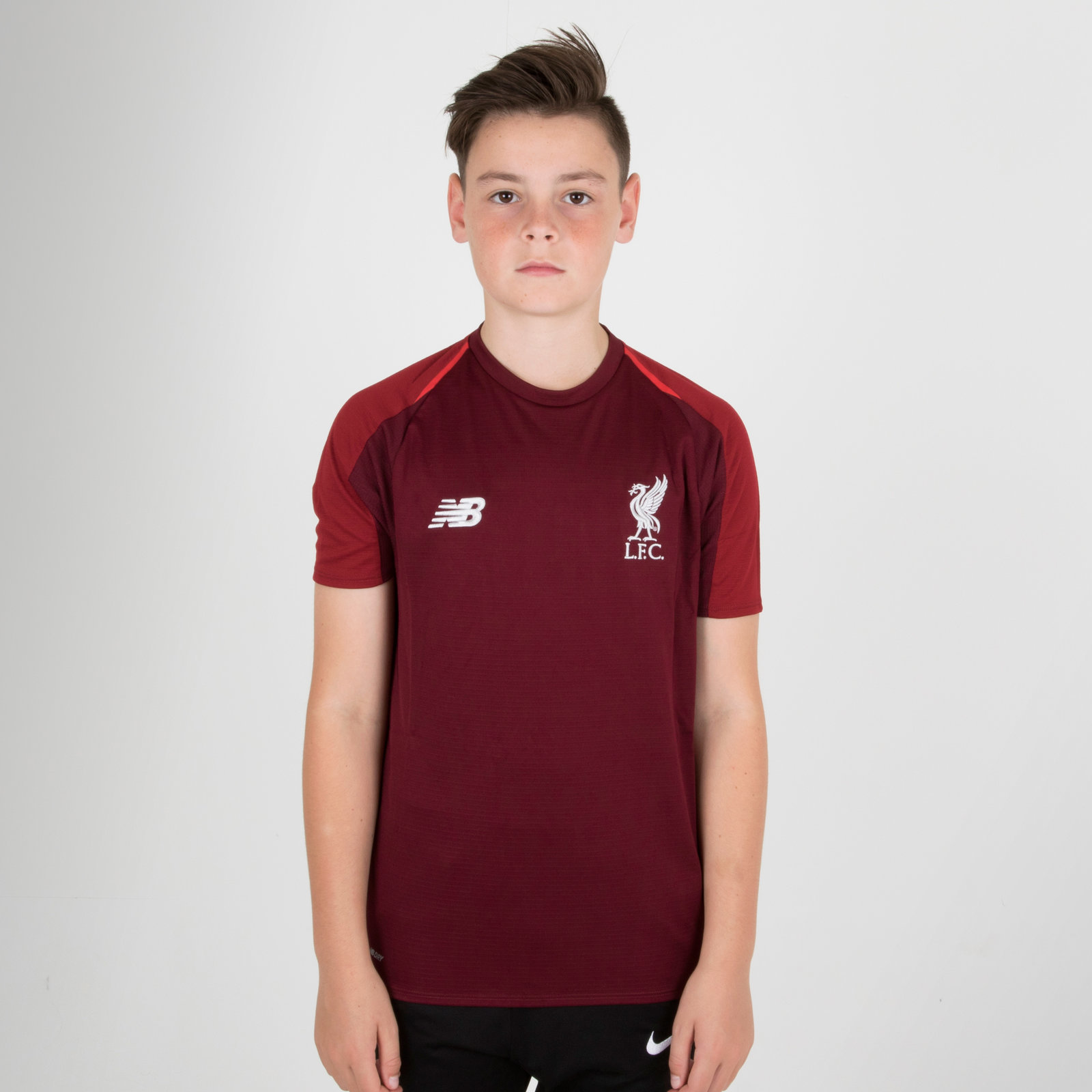 liverpool maroon training top