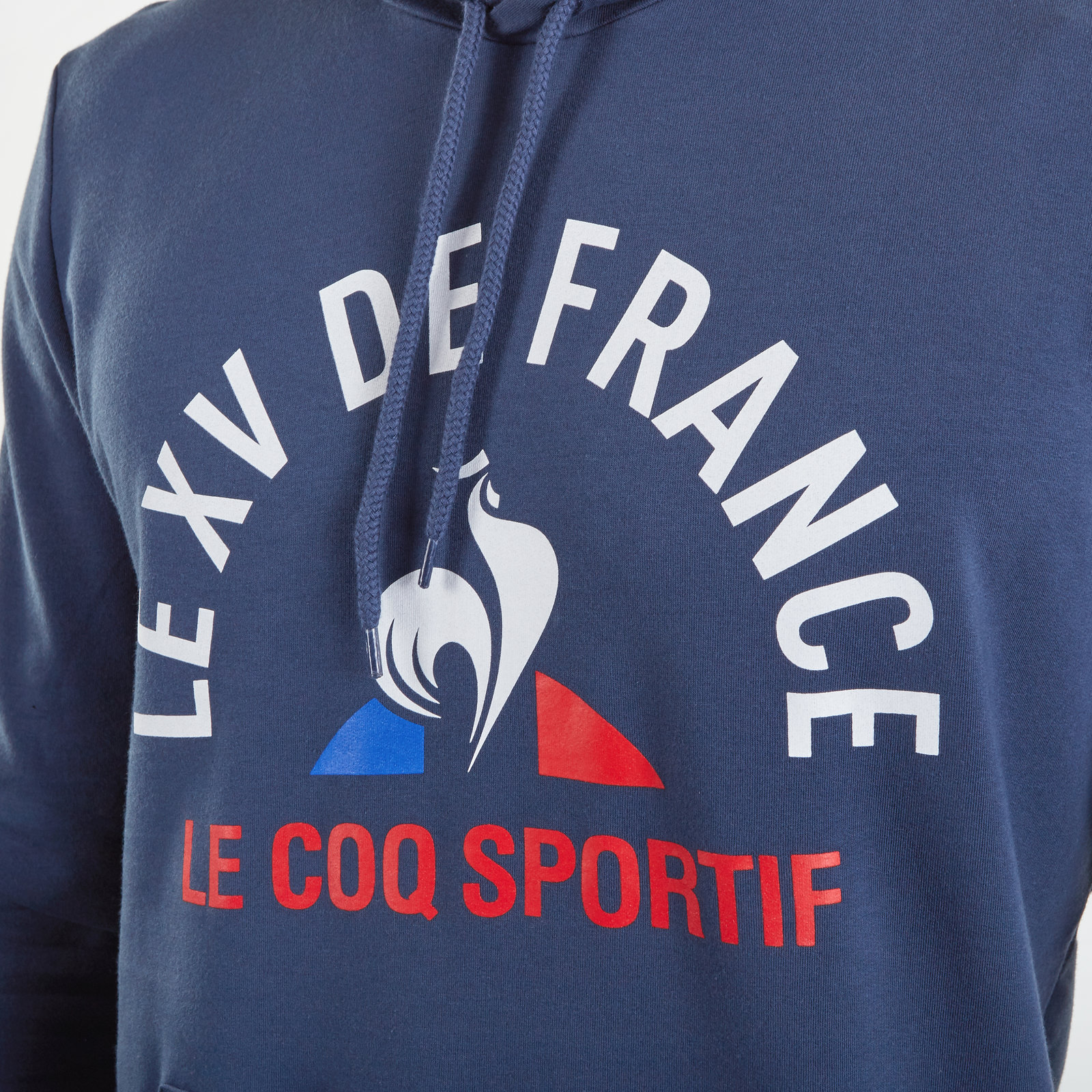 Le Coq Sportif Mens France 2019 20 Supporters Hooded Rugby Sweat